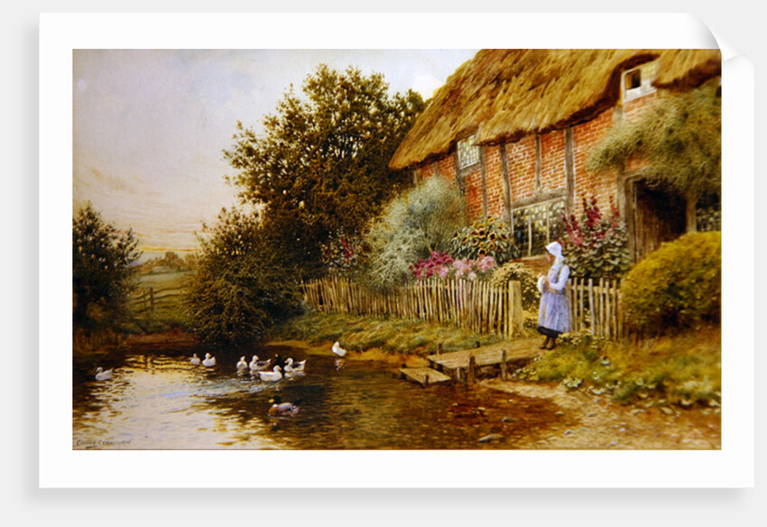 A Rustic Retreat by Arthur Claude Strachan