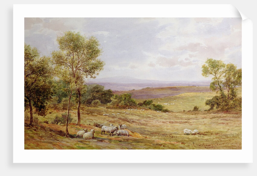 Cumberland hills from Wardrew House, Gilston by James Aumonier