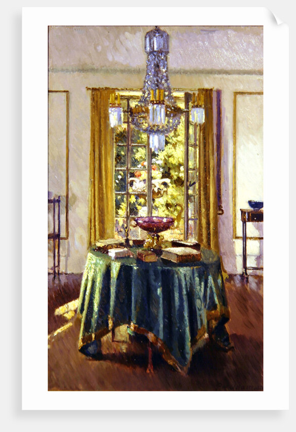 The Green Table Cloth, 1926 by Patrick William Adam