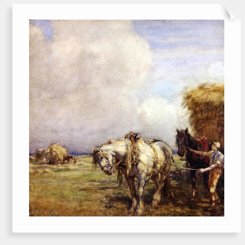 The Hay Wagon by Nathaniel Hughes John Baird