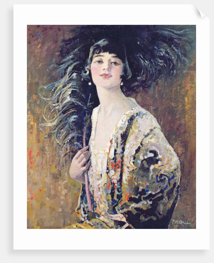 The Black Fan, 1929 by Frederick Hammersley Ball