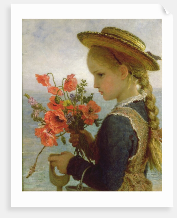 Poppy Girl by Karl Wilhelm Friedrich Bauerle