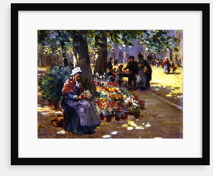 The Flower Seller, 1912 by William Kay Blacklock