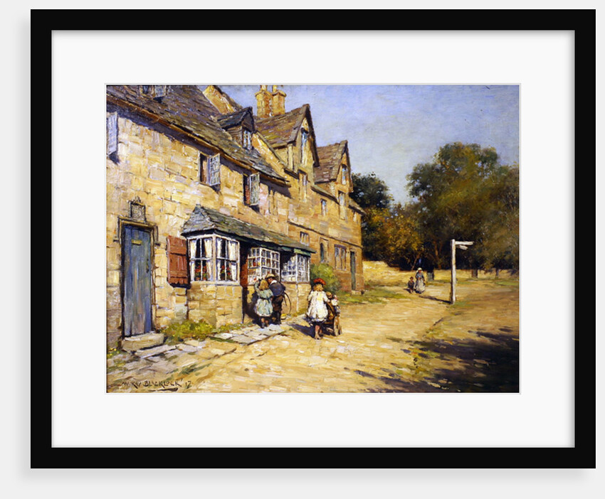 Cotswold village, 1917 by William Kay Blacklock