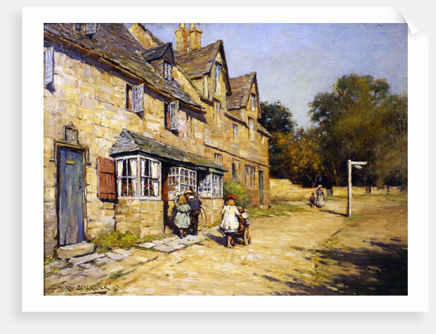 Cotswold village, 1917 by William Kay Blacklock