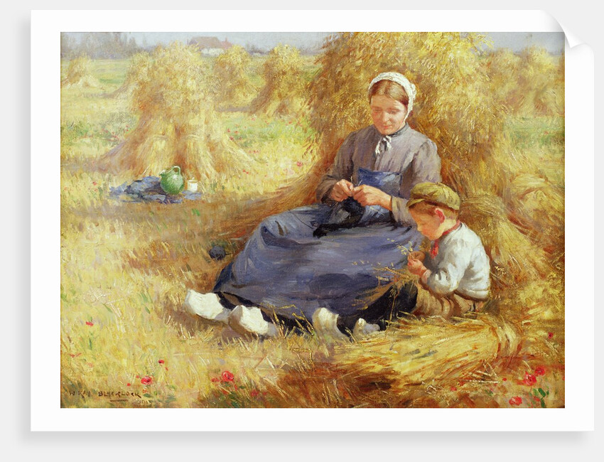 Midday rest, 1915 by William Kay Blacklock