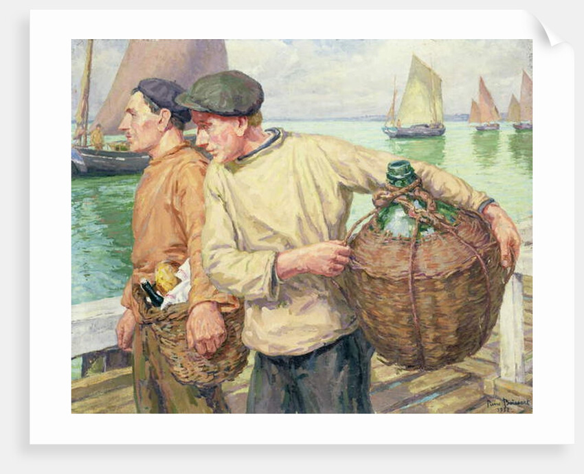Breton fishermen, 1932 by Pierre Boissart