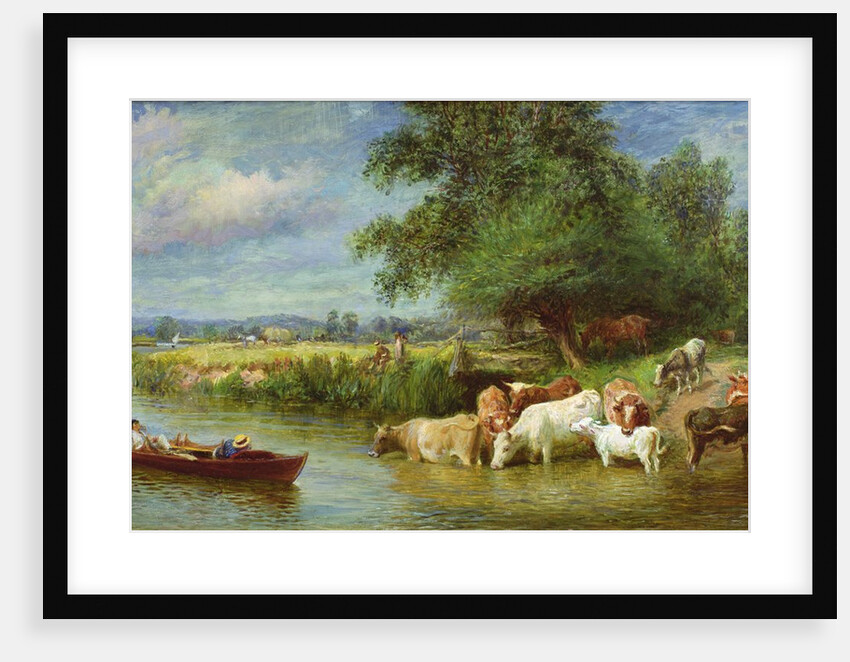 A Midsummer's Day on the Thames by Basil Bradley