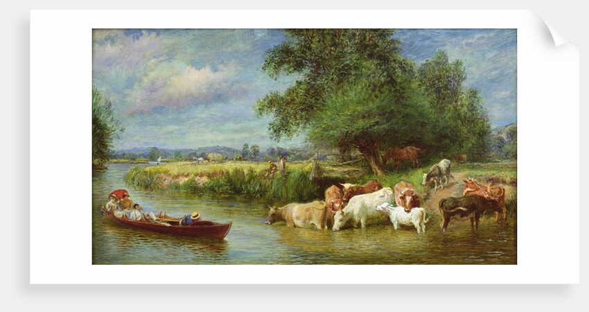 A Midsummer's Day on the Thames by Basil Bradley