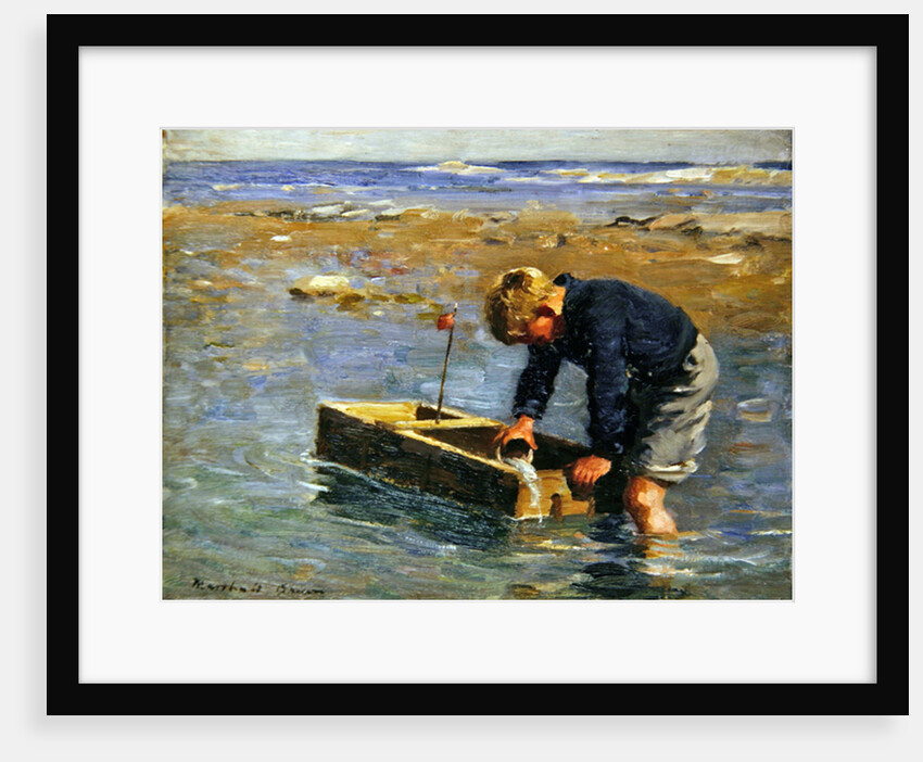 Bailing Out the Boat by William Marshall Brown