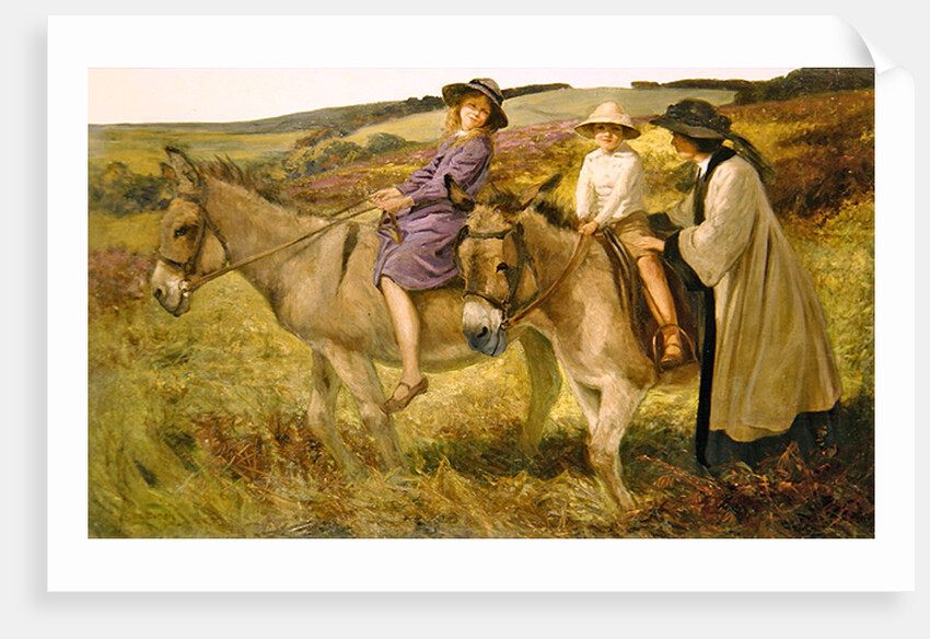 The Donkey Ride, 1912 by George Edmund Butler