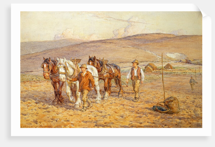 Ploughing by Joseph Harold Swanwick