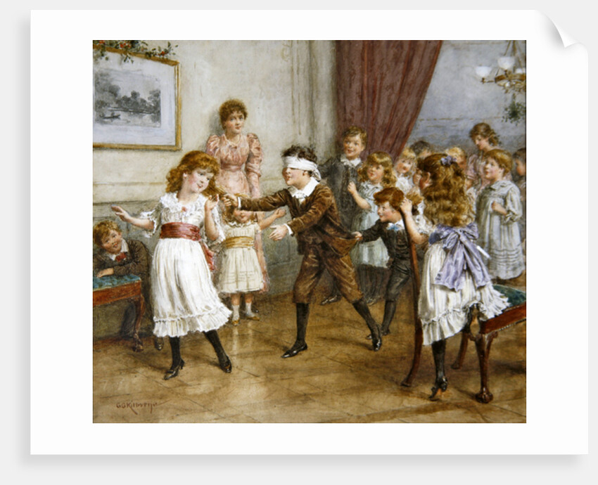 Blind Man's Buff by George Goodwin Kilburne
