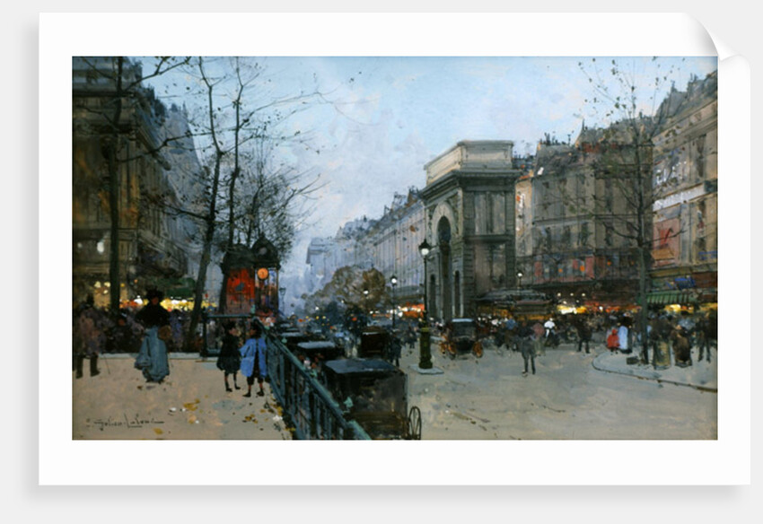 Porte Saint-Martin by Eugene Galien-Laloue