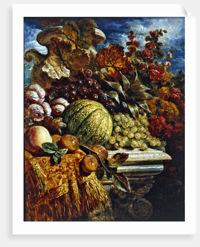 Still life with fruit by George Lance