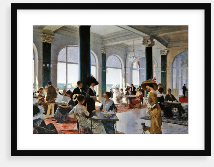 Afternoon tea, c.1910 by Rene Lelong