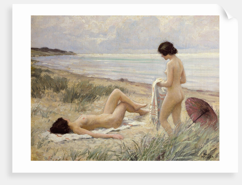 Summer on the Beach, early 20th century by Paul Fischer