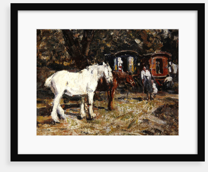 The Gypsy Encampment by Harry Fidler