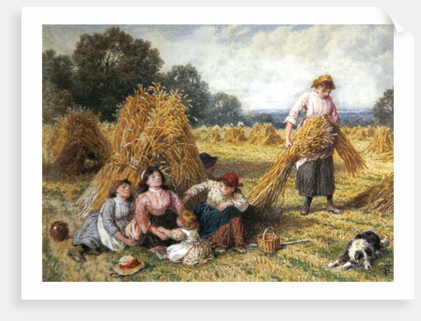 The Cornfield by Myles Birket Foster
