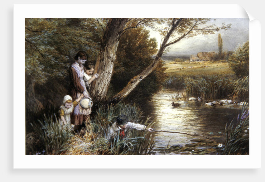 By the Stream by Myles Birket Foster