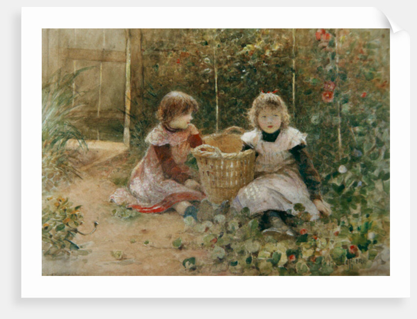 The Strawberry Patch by Hector Caffieri