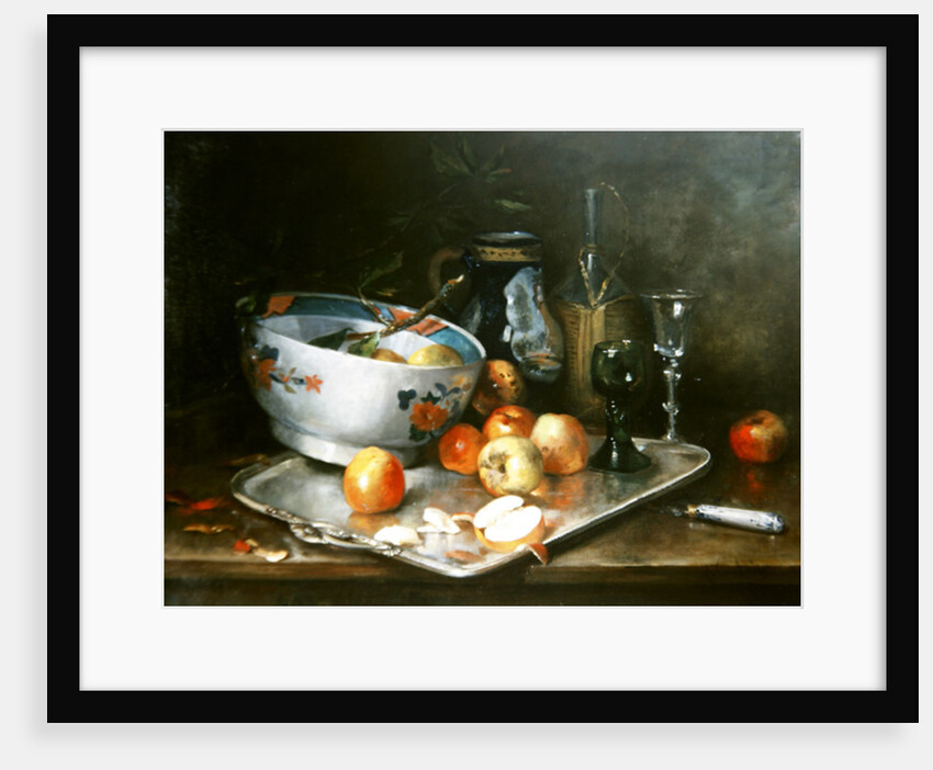 Still Life with Apples by Eugene Henri Cauchois