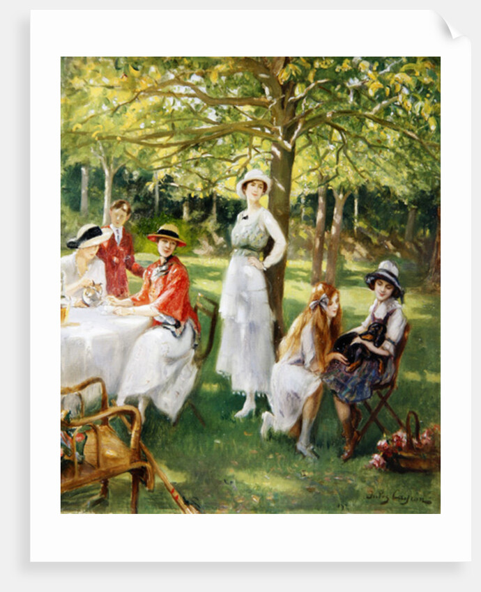 Tea in the Garden by Jules Cayron