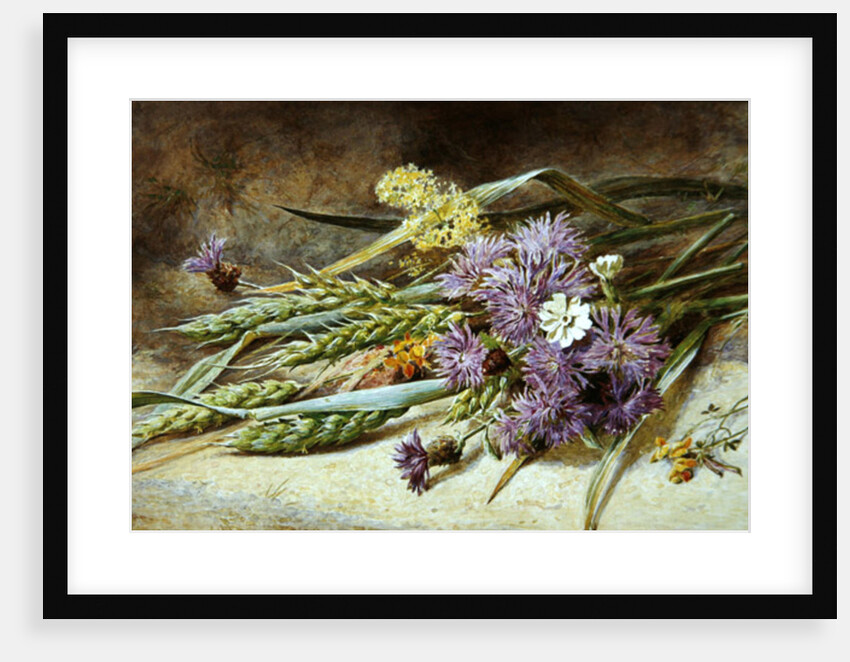 Green Wheat and Wild Flowers by Helen Cordelia Coleman Angell