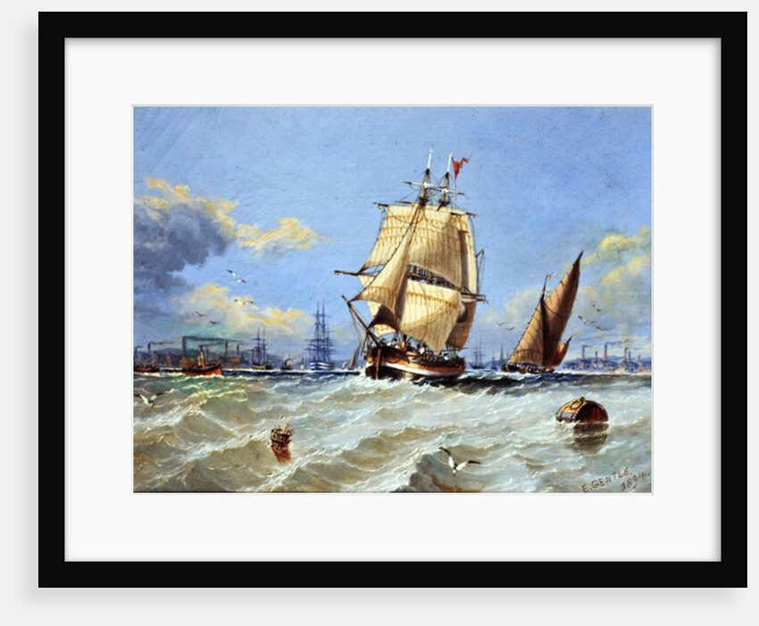 Coastal Scene, 1894 by Edward Gentle