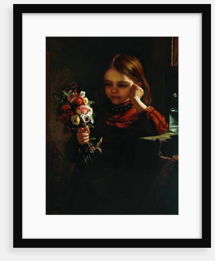 Girl with Flowers by John Davidson