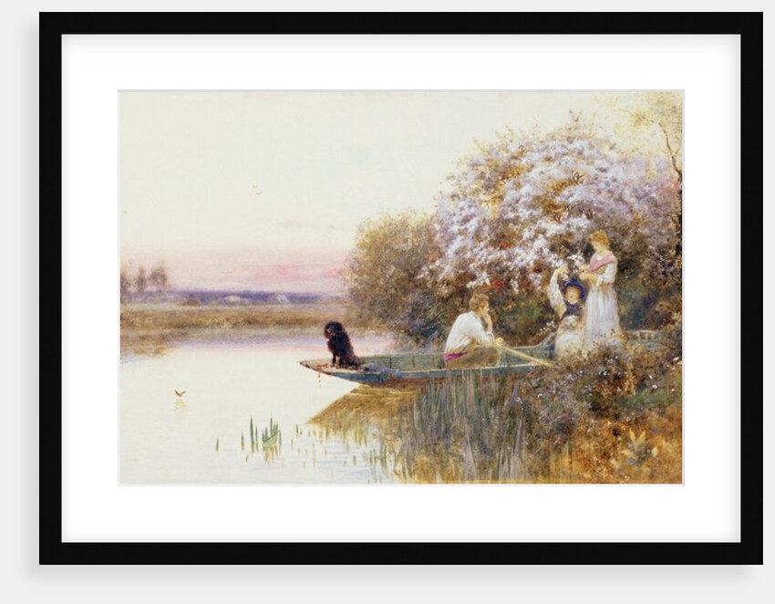 Picking Blossoms. 1895 by Thomas James Lloyd