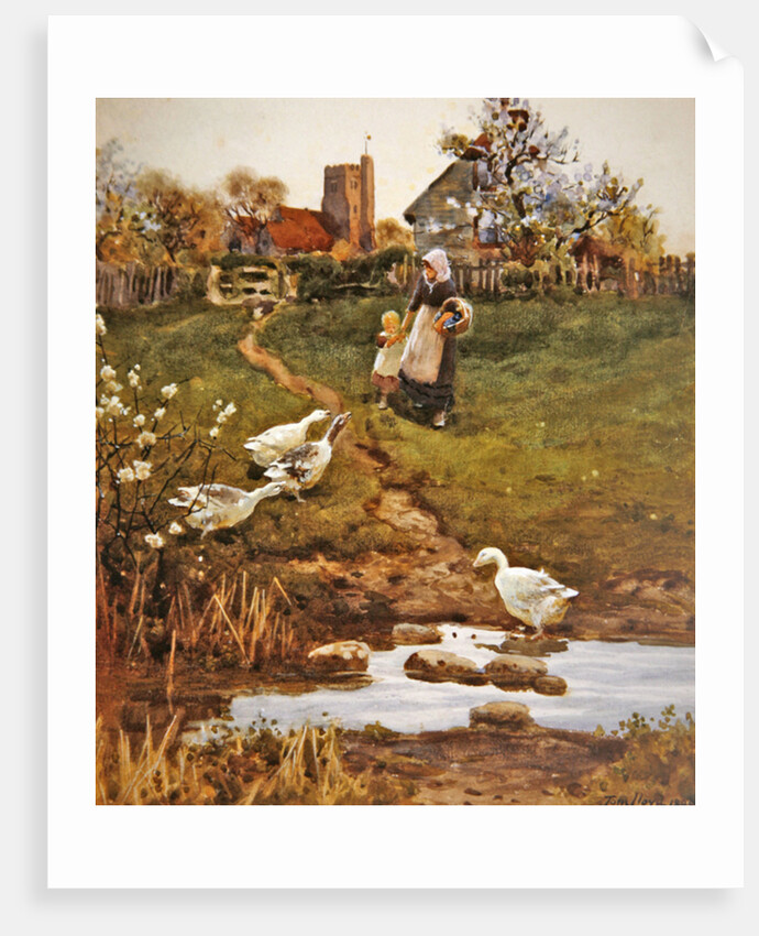 Returning Home, 1894 by Thomas James Lloyd