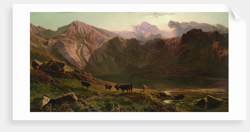 Llyn Idwal, North Wales by Sidney Richard Percy