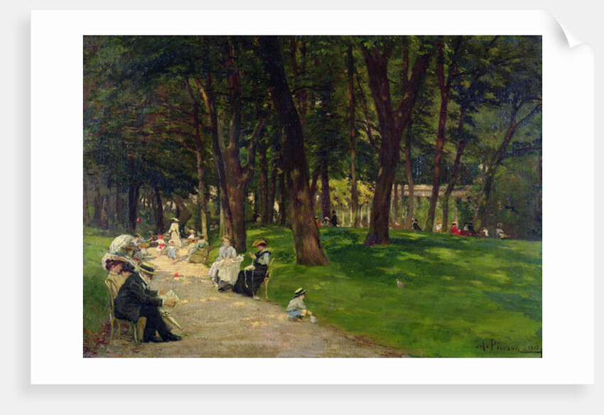 In The Park, 1903 by Albert Leopold Pierson
