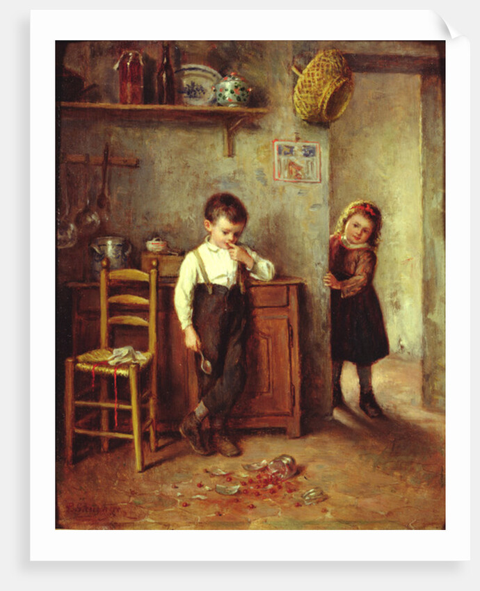 The Broken Jar by Philippe Francois Sauvage