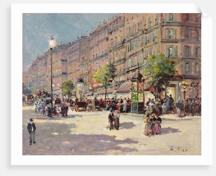 Paris Street Scene by Gustave Mascart