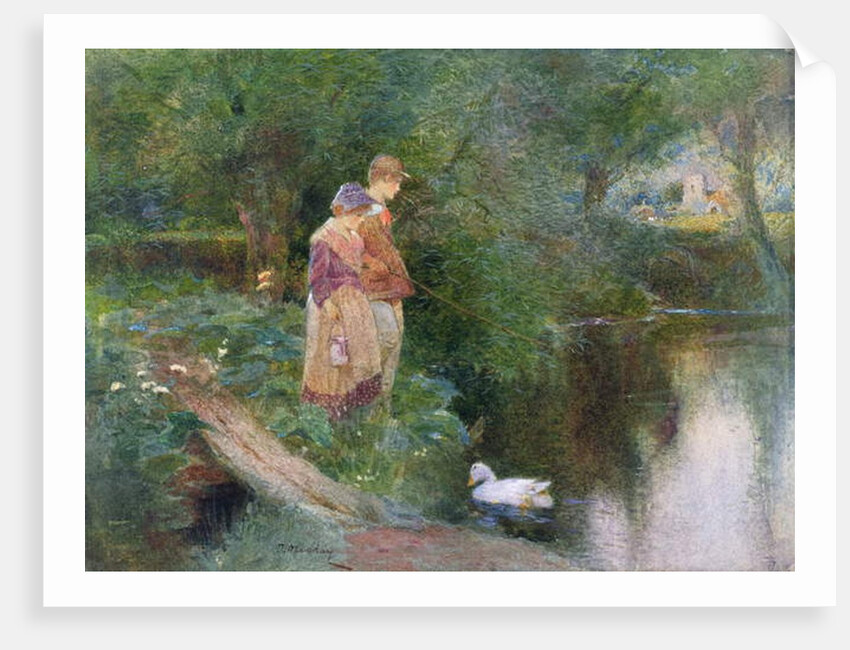 The Young Anglers by Thomas Mackay