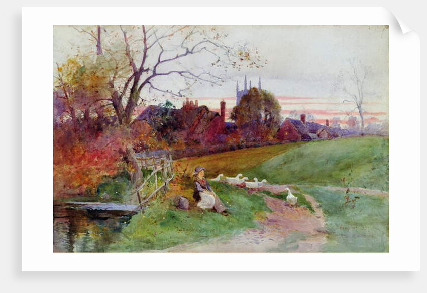 Hampton Lucy from the Ford by Thomas Mackay