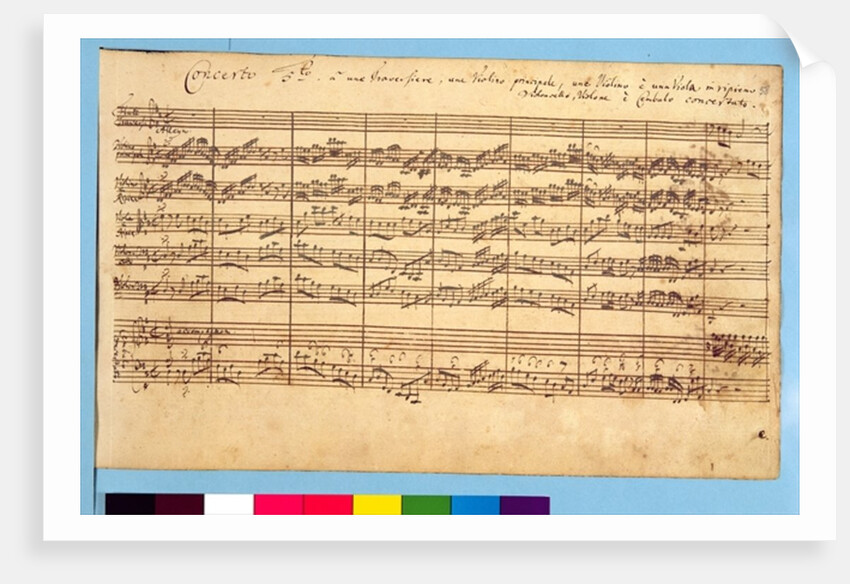 The Brandenburg Concertos, No.5 D-Dur, 1721 by Johann Sebastian Bach