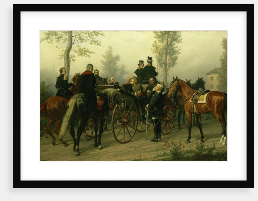 Napoleon III and Bismarck after the Battle of Sedan, 1882 by Wilhelm Camphausen