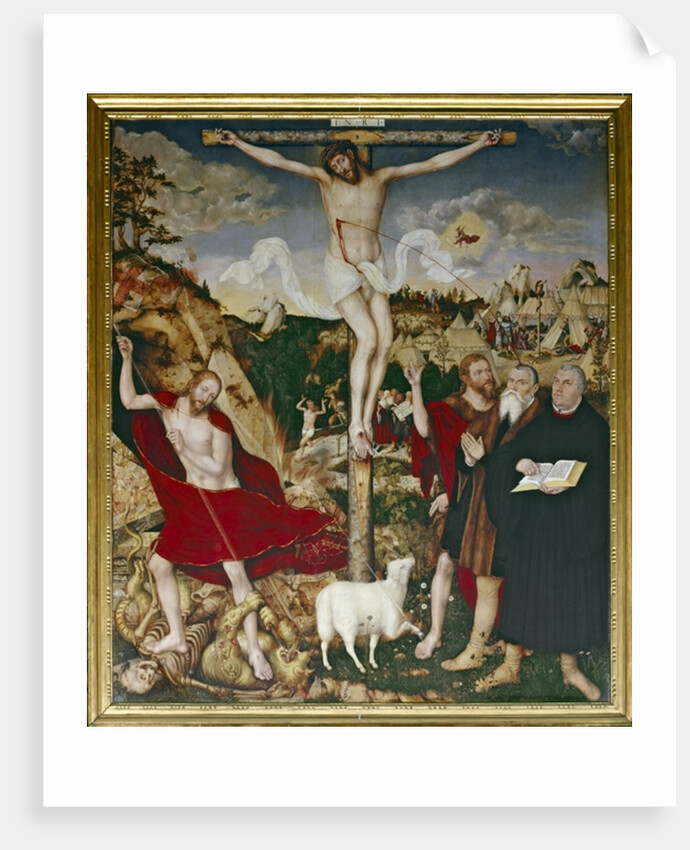 Christ on the Cross, 1552-55 by Lucas the Elder Cranach