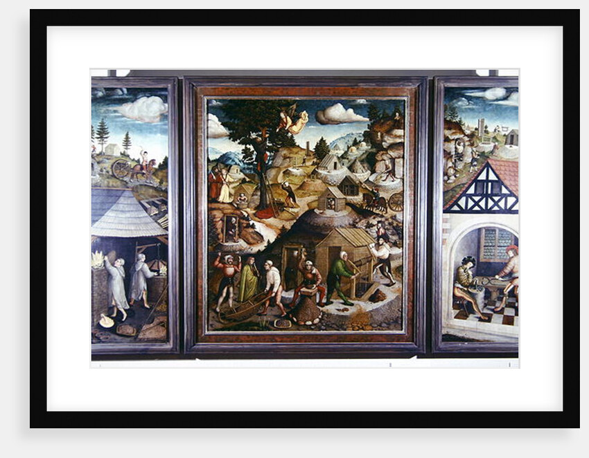 Mining landscape, 1521 by Hans Hesse