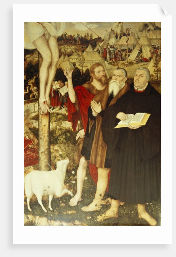 Christ on the Cross, 1552-55 by Lucas the Elder Cranach