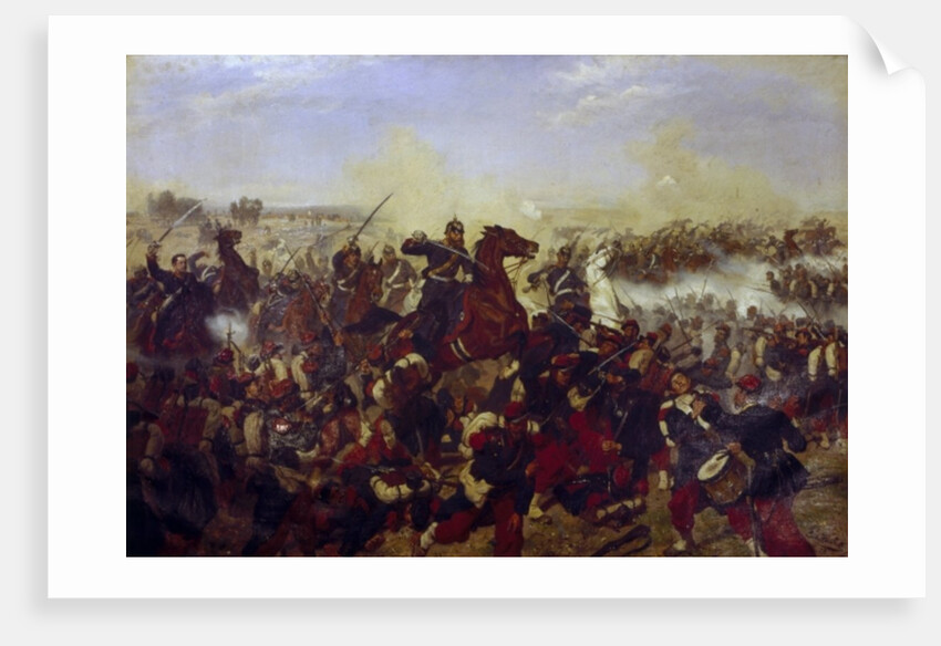 The Battle of Mars de la Tour on the 16th August 1870, 1878 by Emil Huenten