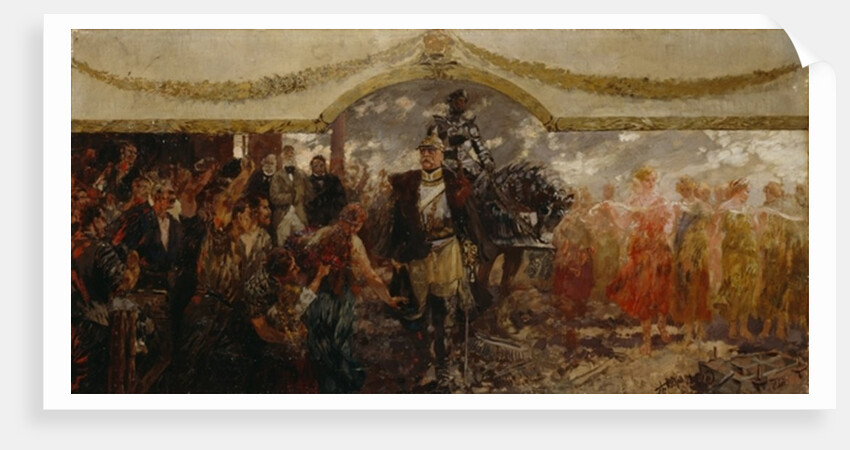 The People Render Homage to Bismarck, 1911 by Theodor Rocholl