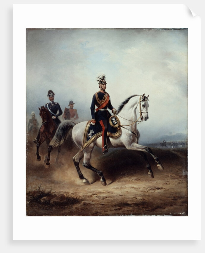 Frederick III Wilhelm on the Bornstedter Field, 1858 by Hermann Meyerheim