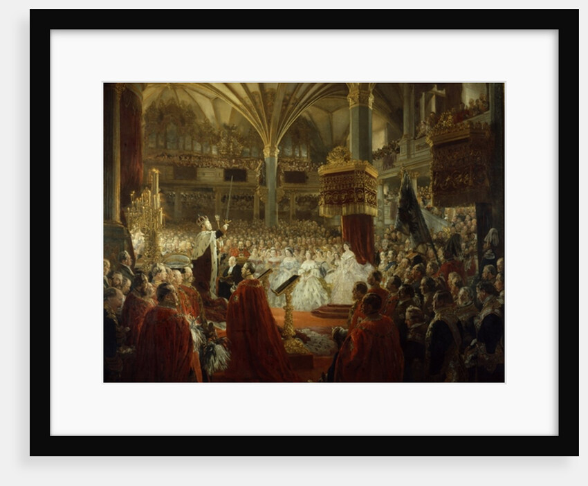 The Coronation of King William I in Koenigsberg in 1861, c.1861/65 by Adolph Friedrich Erdmann von Menzel