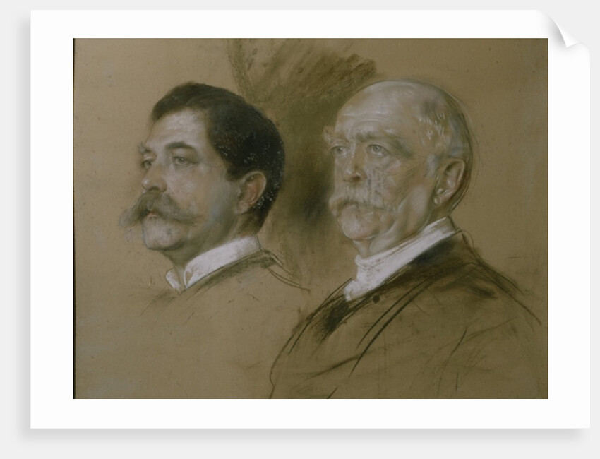 Otto von Bismarck and his Son Herbert, State Secretary of the Foreign Office from 1860-90, 1892 by Franz Seraph von Lenbach