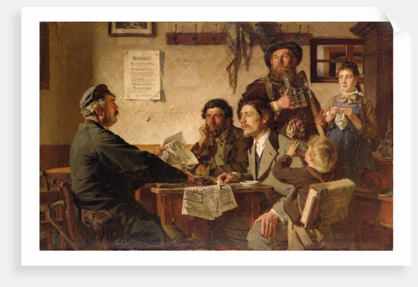 Tavern Scene, 1877 by Ernest Henseler