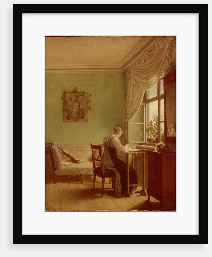 Woman Embroidering, 1812 by Georg Friedrich Kersting